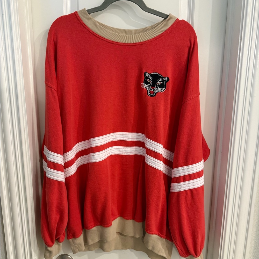 Anthropologie oversized sweatshirt